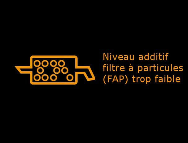 Niveau additif FAP trop faible