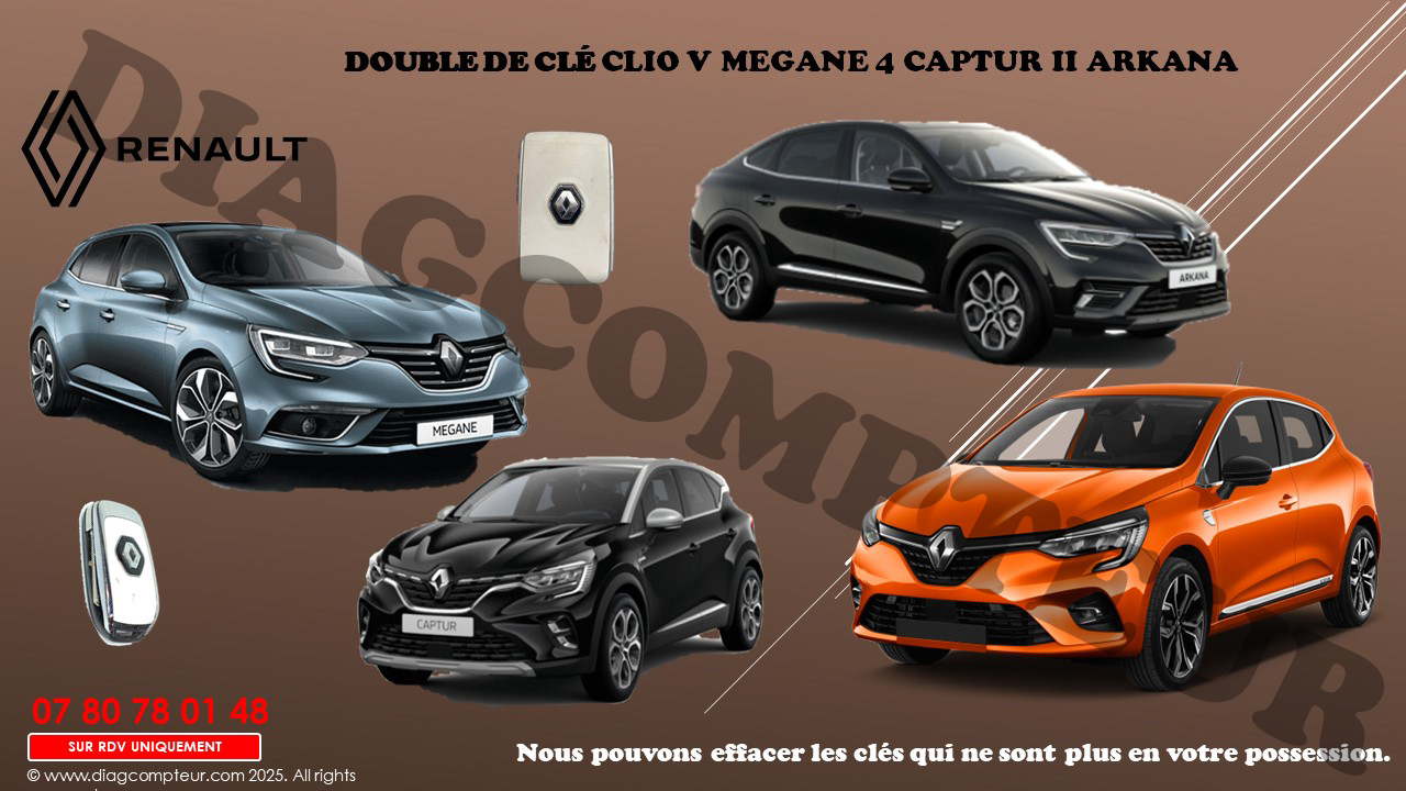 Double de clés Renault