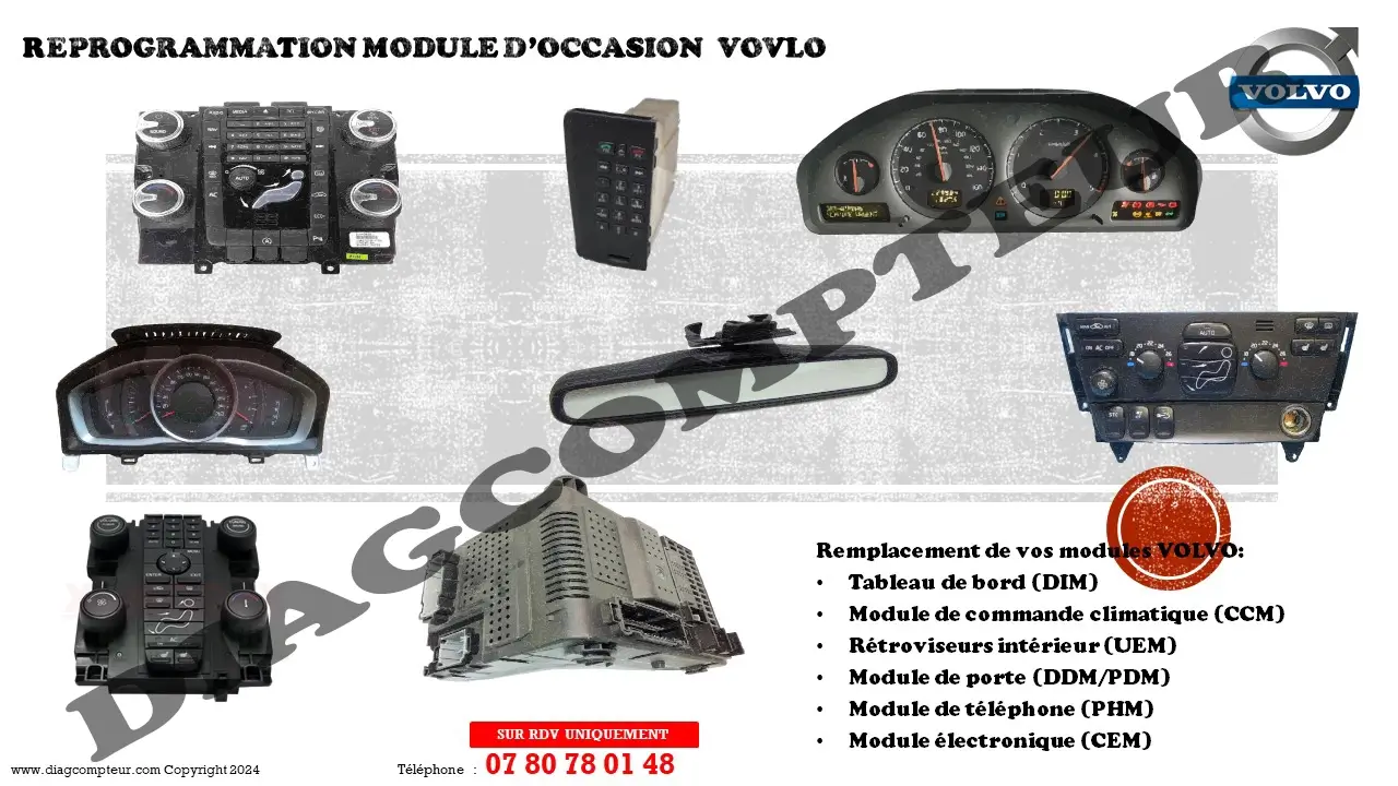 REPROGRAMMATION PIECES OCCASION VOLVO