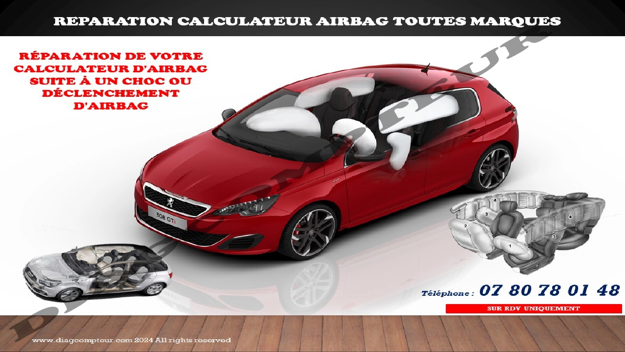 réparation calculateur airbag