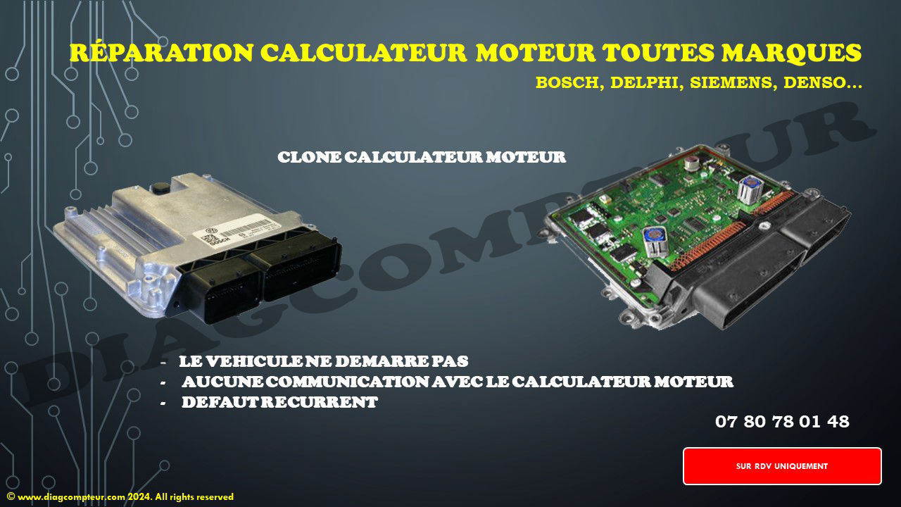  réparation calculateur moteur 