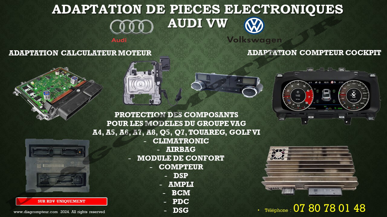 Réparation AMPLI BOSE AUDI VOLKSWAGEN