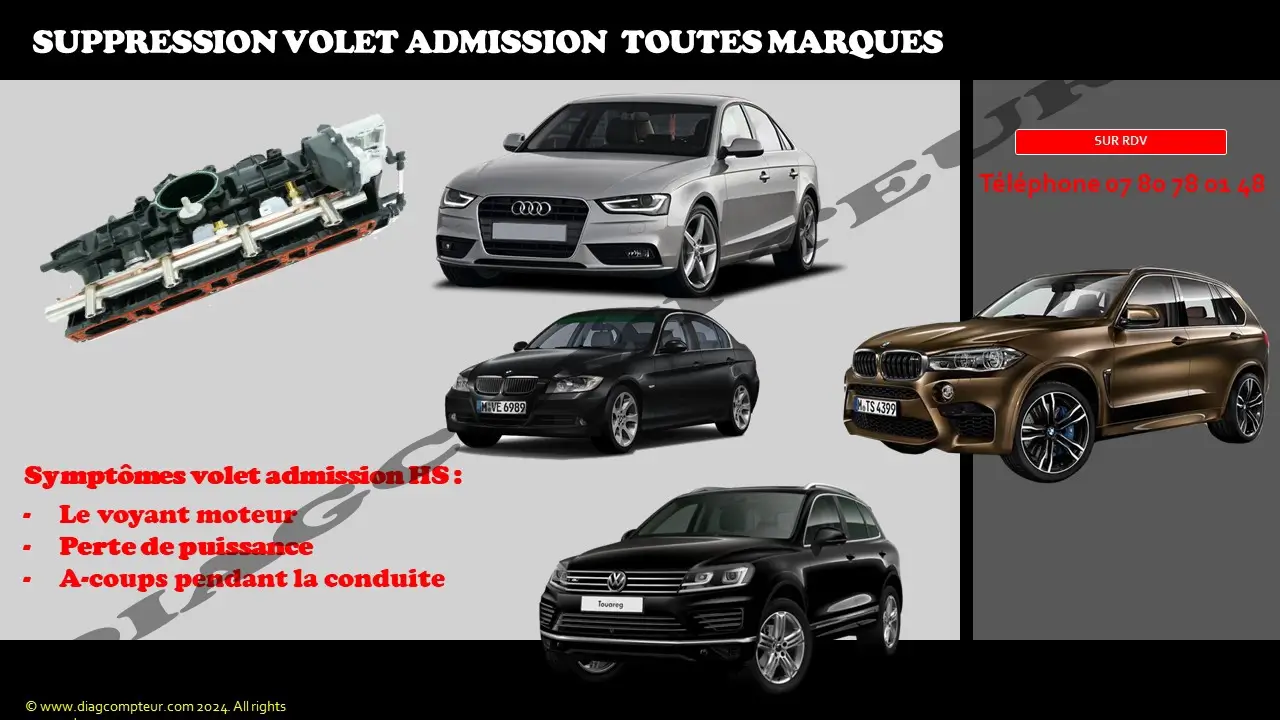 REPARATION VOLET ADMISSION